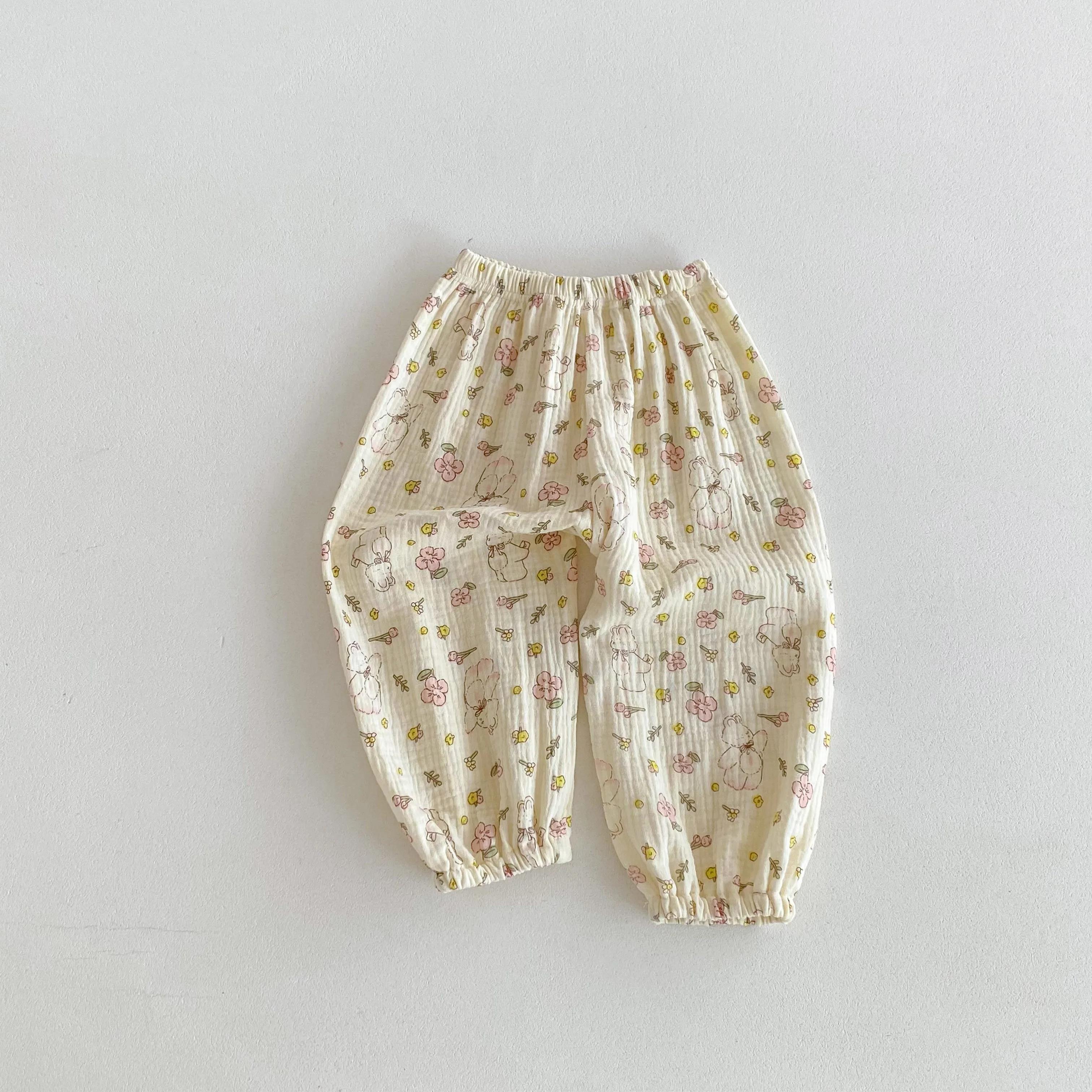 Viser anti-moustiques pour enfants, vêtements d'été, nouveau style, floral fjadt, décontracté, sarou