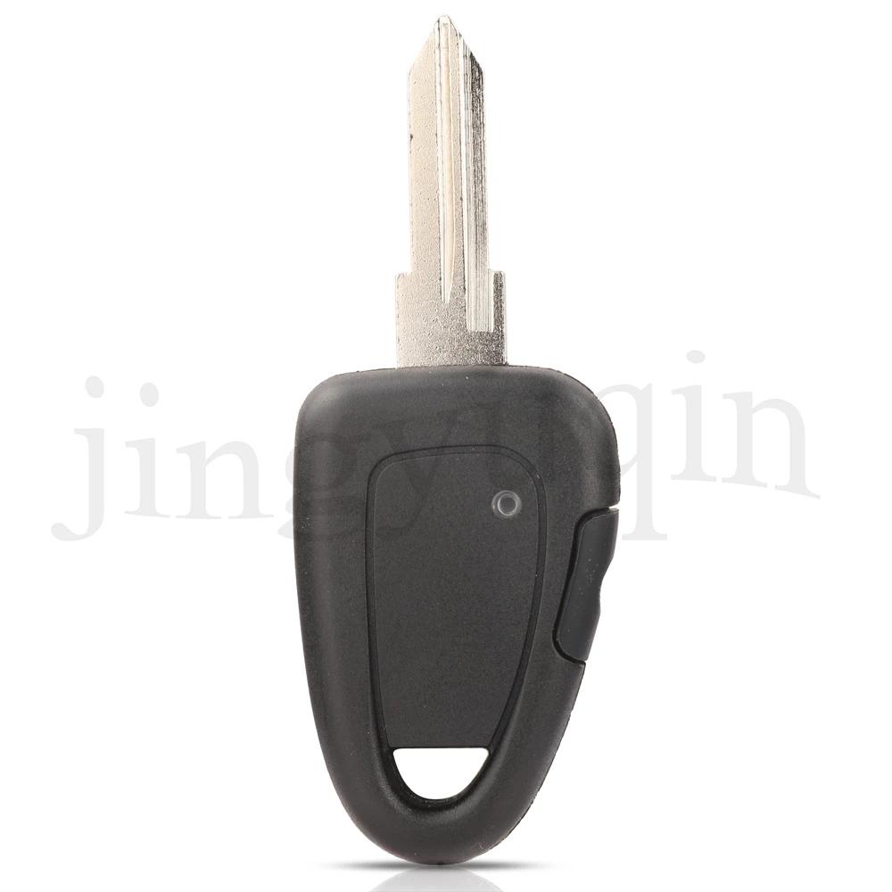 Jingyuqin – coque de clé télécommande, pour Fiat Iveco, avec lame vierge GT15R non coupée, bouton la