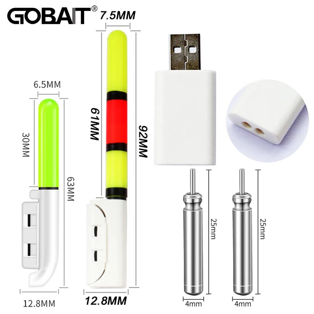 Flotteurs de pêche de nuit améliorés, lumière lumineuse CR425, ensemble de chargeur de batterie au L