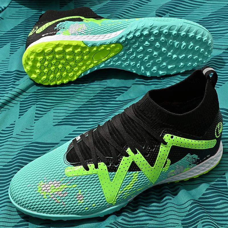 Nouvelles chaussures de football TF pour hommes, chaussures de football professionnelles confortable