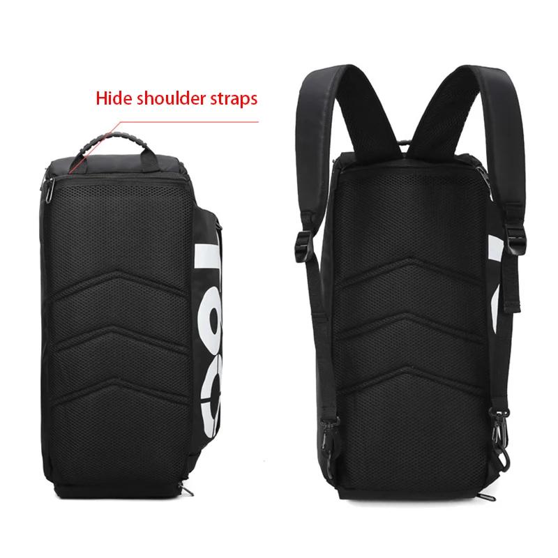 T60 sac de sport de sport femmes homme Fitness voyage sac à main en plein air chaussure épaule Duffl
