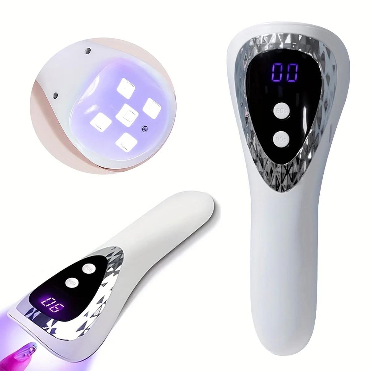 LINMANDA lampe à ongles UV LED portable USB Rechargeable Mini lampe de manucure sèche-ongles avec 5