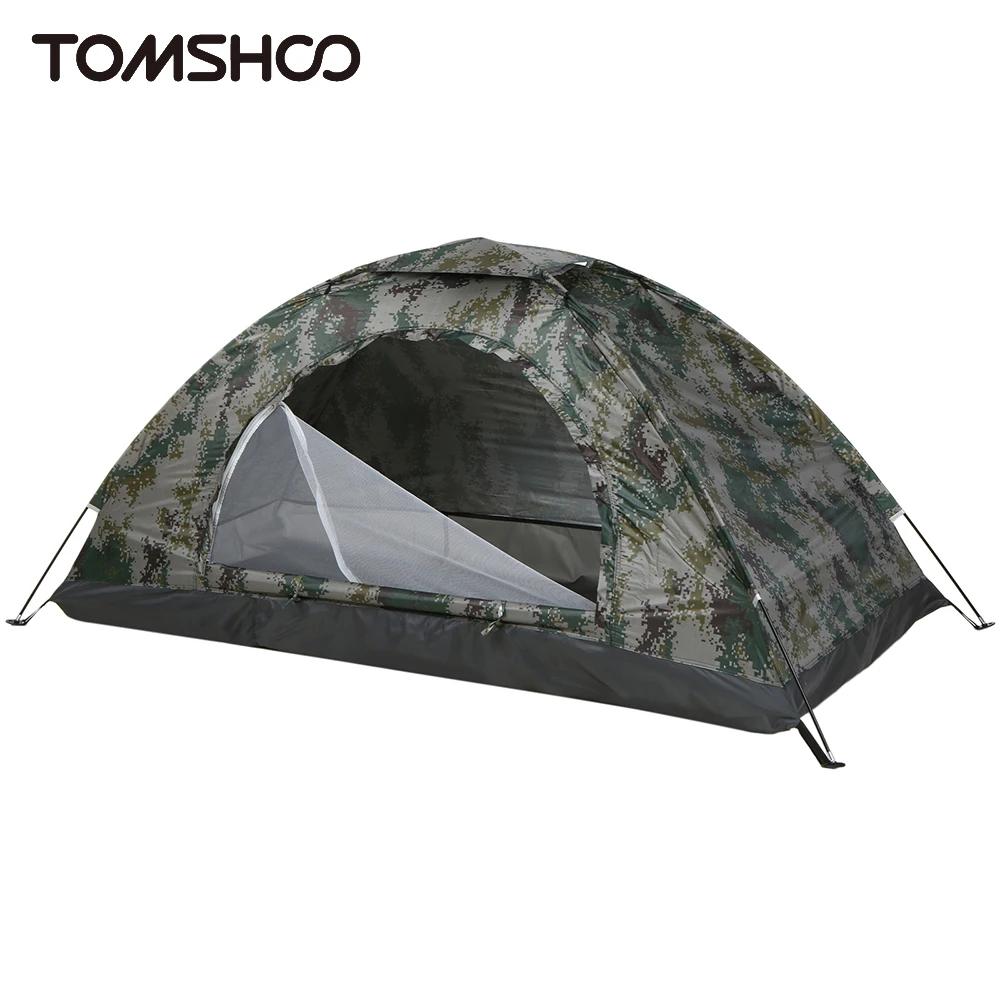 Tomshoo – tente de Camping ultralégère pour 1/2 personnes, monocouche, Portable, randonnée, revêteme