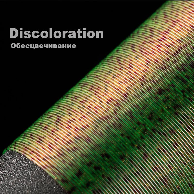 Ligne de pêche Invisible de Camouflage de 500m, Monofilament en Nylon tacheté, revêtement en Fluoroc