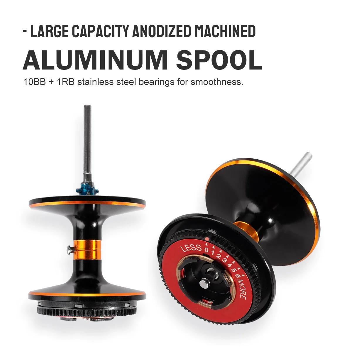 Noeby nouveau moulinet de pêche Baitcasting cosse corps entièrement en métal 25kg traînée Max 6.31 r