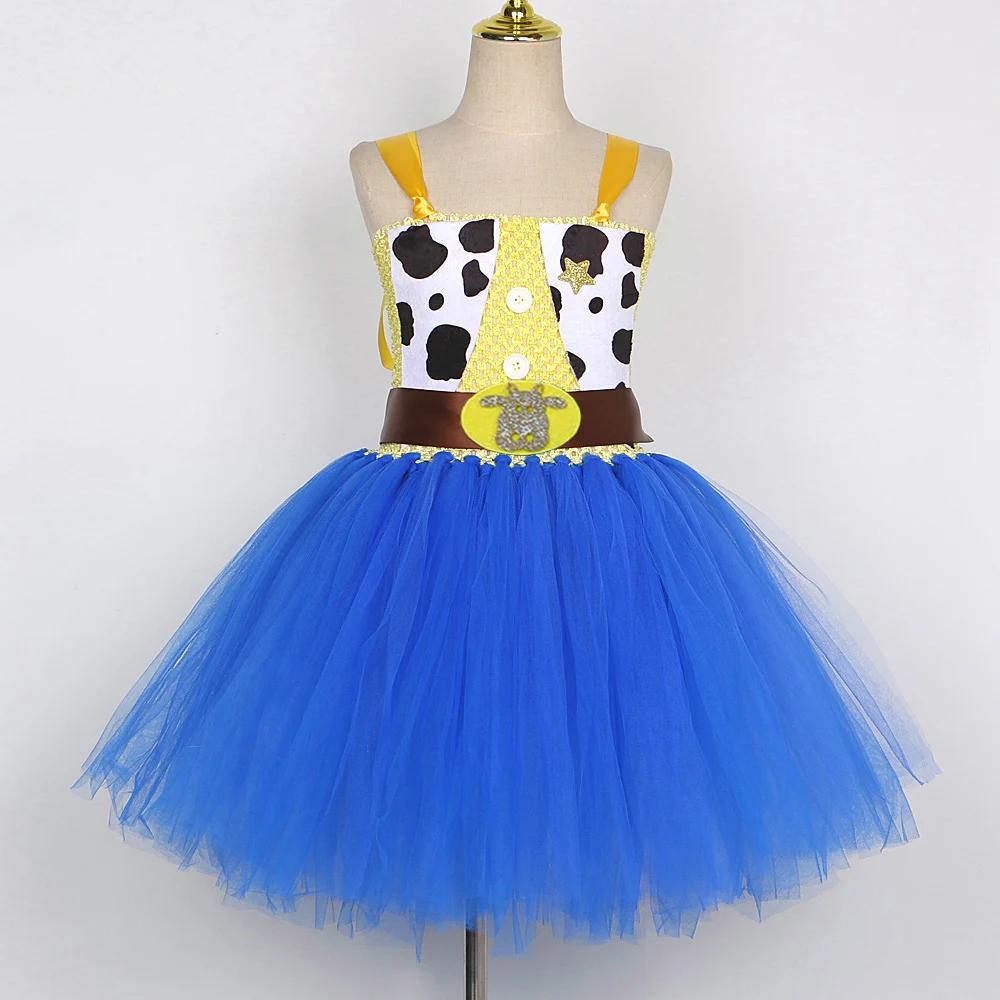 Costumes de cowgirl Woody pour filles, costumes de princesse Jessie, tenues de Noël et d'Halloween p
