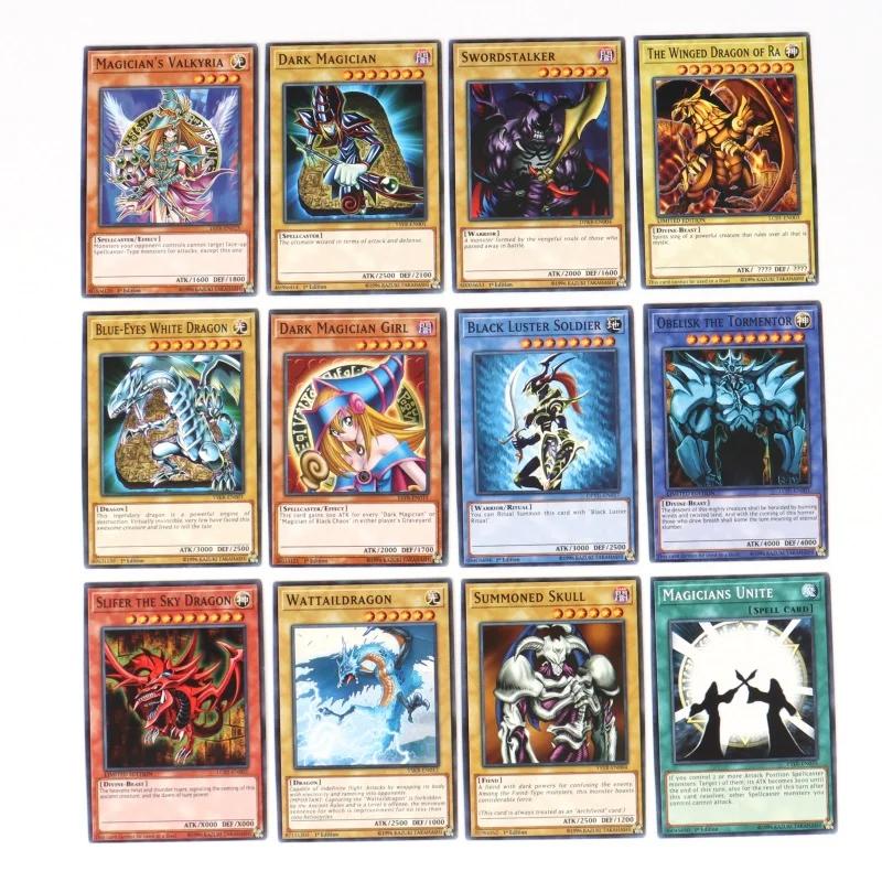66 pièces/boîte anglais Yu Gi Oh cartes jeu à jouer commerce bataille Carte magicien foncé Collectio