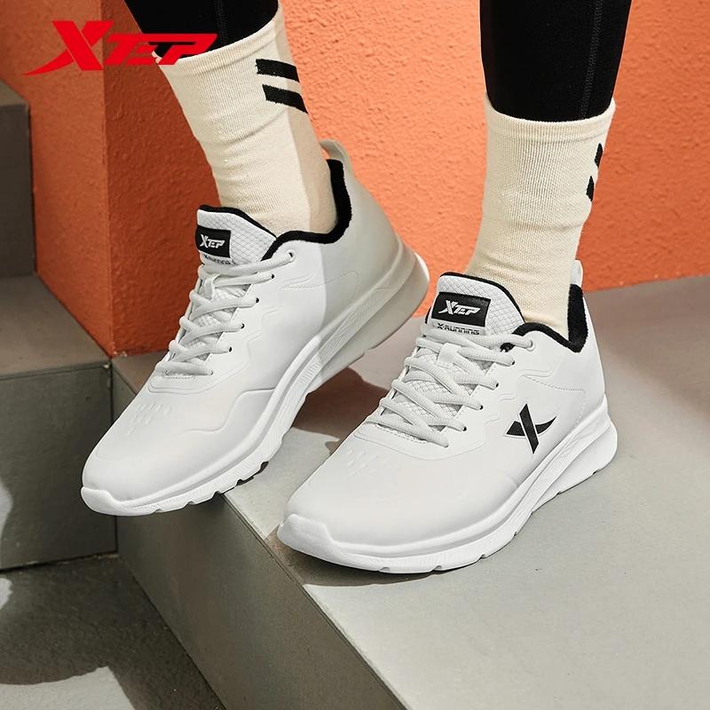 Xtep 9839 deux coton Version coton chaussures pour hommes hiver doux chaussures de sport confortable