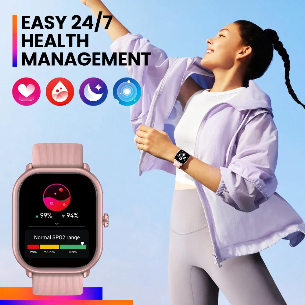 Nouveau Zeblaze GTS 3 Pro appel vocal montre intelligente Ultra-grande HD AMOLED écran santé et Fitn