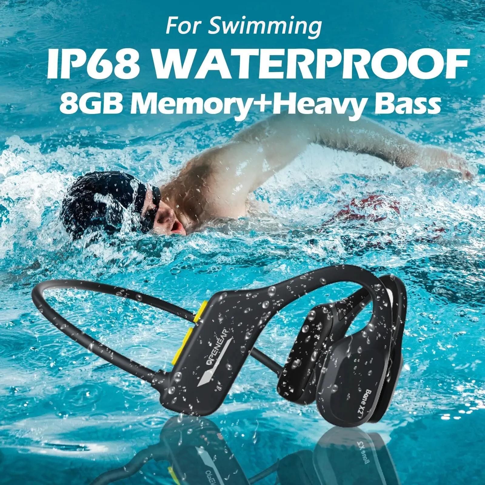 BoneX2-Écouteurs de sport sans fil BT 5.2, 8 Go de stockage, casque à conduction Sophia, étanche IP6