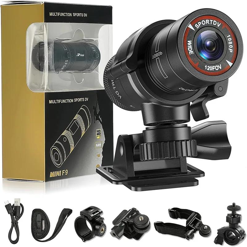 Caméra de casque de vélo de sport étanche, caméra de casque de vélo de course, haute résolution, obj