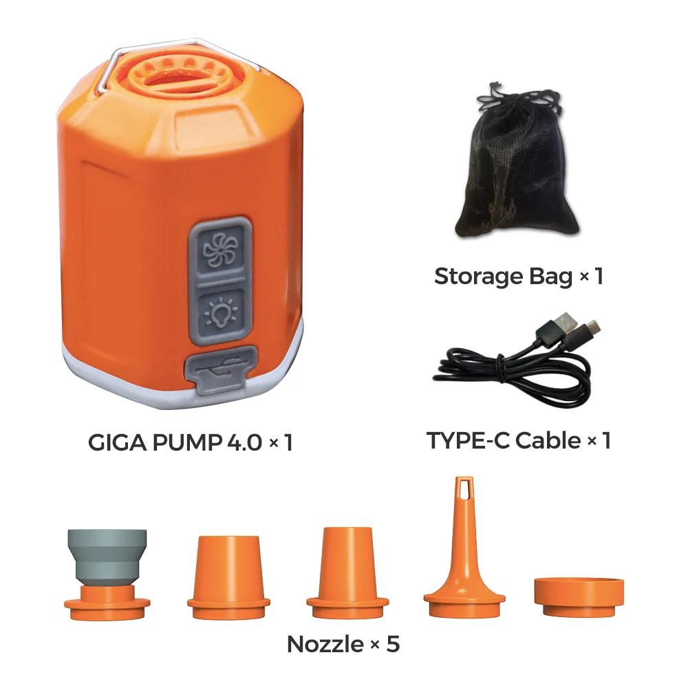 GIGA-Mini pompe à air électrique portable pour matelas, pompe à vide pour camping en plein air, gonf