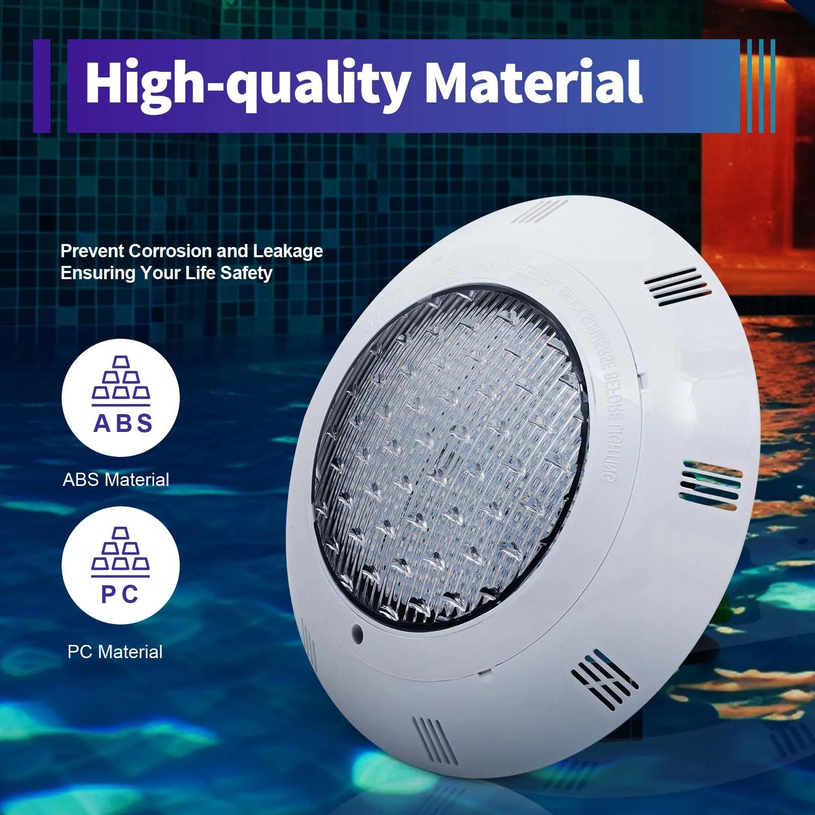 Piscine lumière LED RGB lumière sous-marine IP68 avec télécommande Spa lumière sous-marine lampe éta