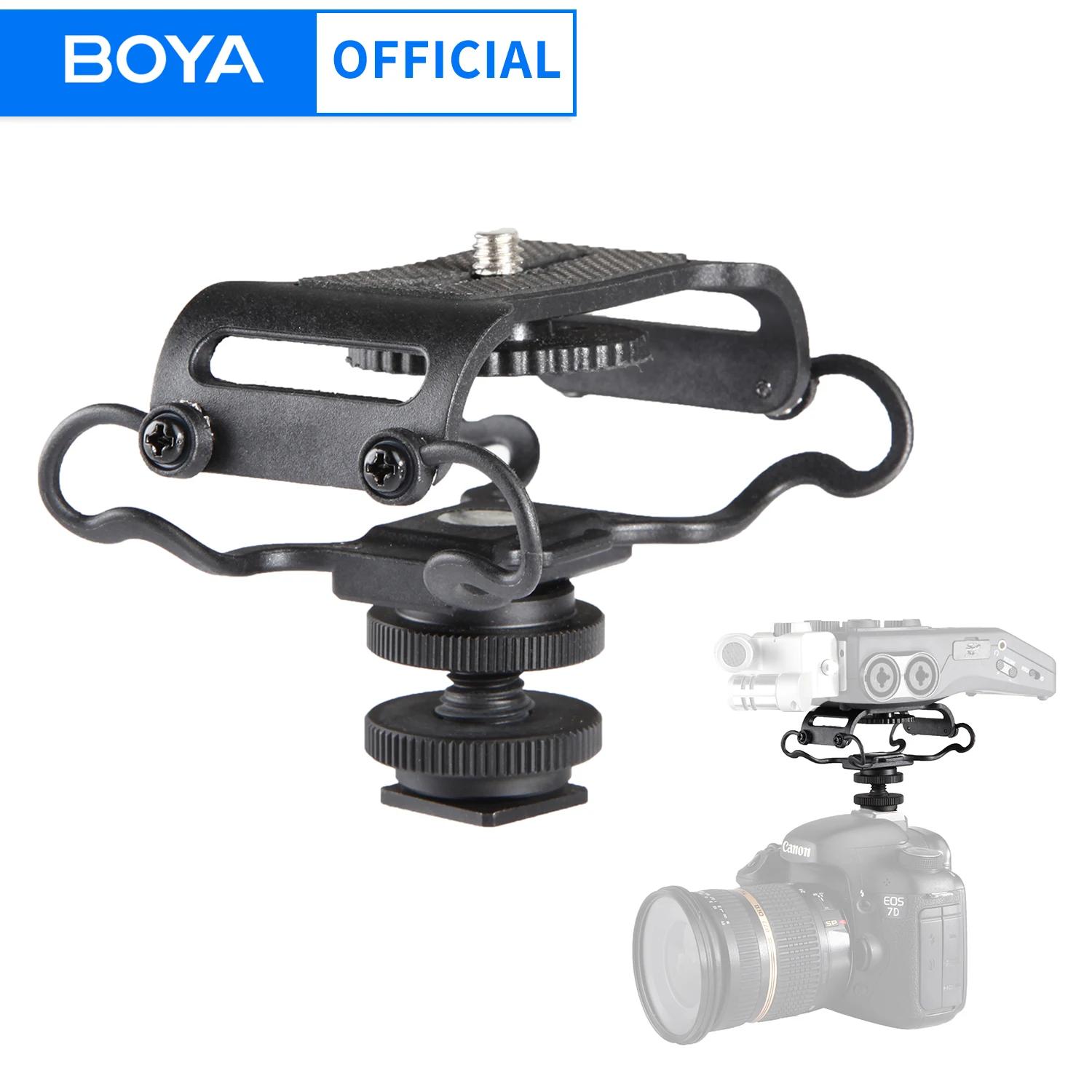 BOYA BY-C10 support anti-choc pour Microphone Zoom H4n/H5/H6 pour Sony Tascam DR-40 DR-05 enregistre