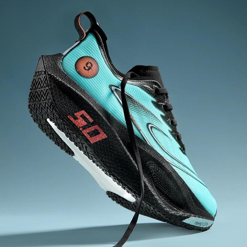Chaussures de sport pour hommes amorti antidérapant plat résistant à l'usure baskets maille respiran