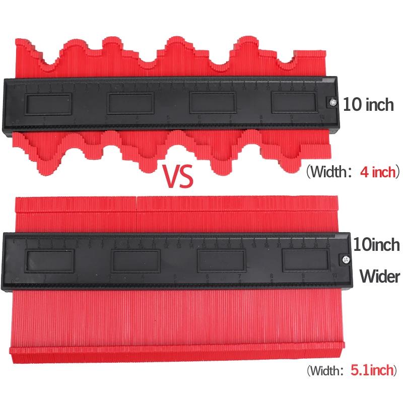 Duplicateur de Jauge de Contour en Plastique, Outil de Mesure de Profil, Carrelage, Stratifié, Carre
