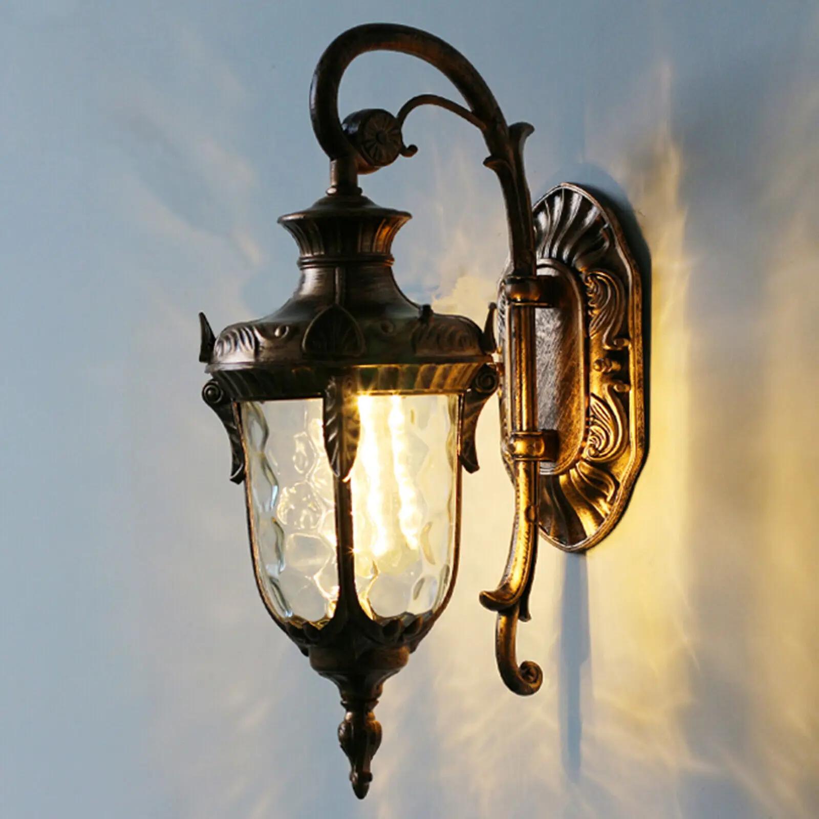 LOYALHEARTD-Applique Murale Imperméable Noire, Luminaire d'Extérieur, Idéal pour un Jardin ou une Vé