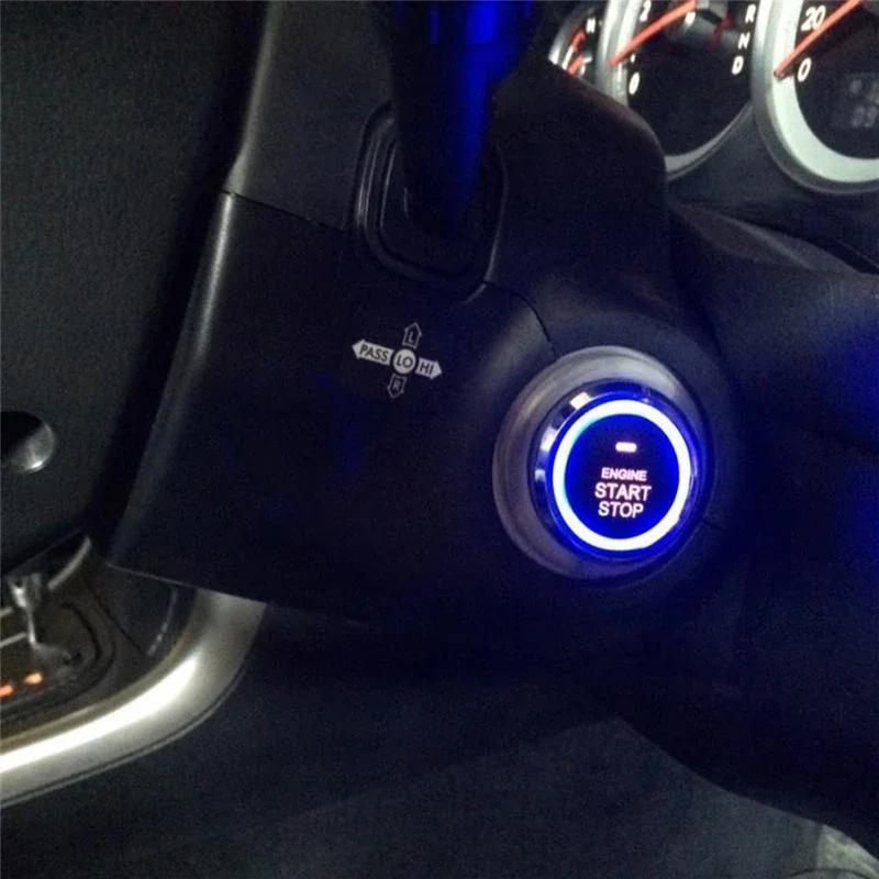 Démarreur à distance pour voiture, alarme avec système intelligent de démarrage automatique, bouton