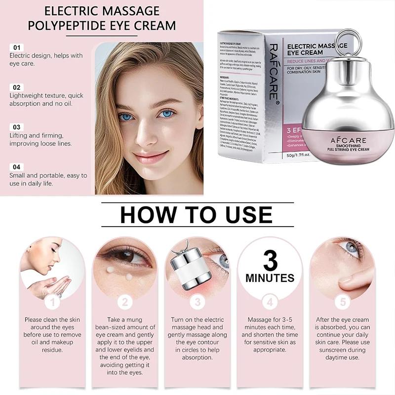 Crème pour les yeux au collagène avancée, Anti-cernes, élimine les poches, hydratant, raffermissant