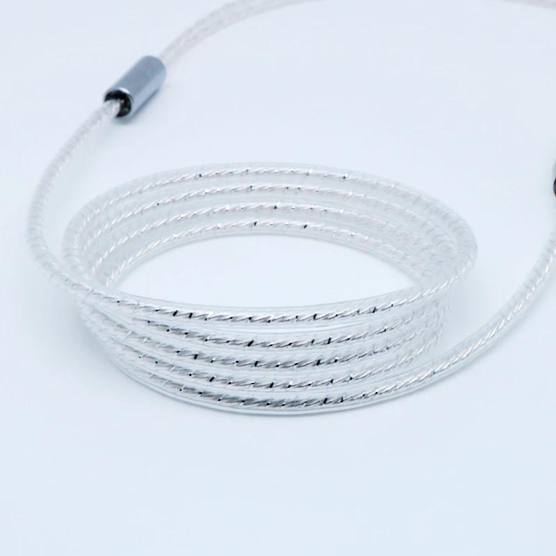 Câble de mise à niveau pour écouteurs en argent palladium de haute pureté ivipQ-512, avec/3.5/4.4/QD