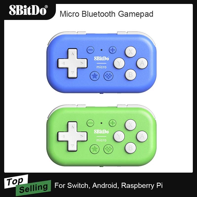 8BitDo Micro manette de jeu Bluetooth Mini contrôleur de jeu pour Switch, Android et Raspberry Pi, p