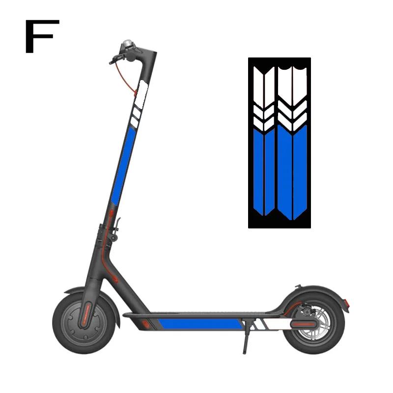 Autocollant réfléchissant en PVC pour Scooter, bande d'avertissement de conduite nocturne étanche po