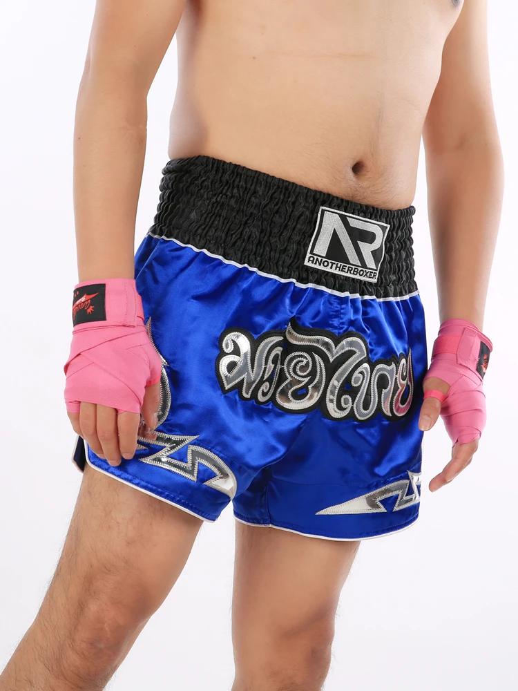 Short de boxe pour hommes Kickboxing court Muay Thai femmes enfant Arts martiaux formation équipe vê