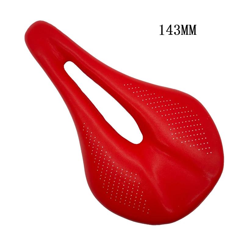 Selle de vélo selle en carbone vtt/route 143/155MM coussins en carbone en cuir Super léger Rails en