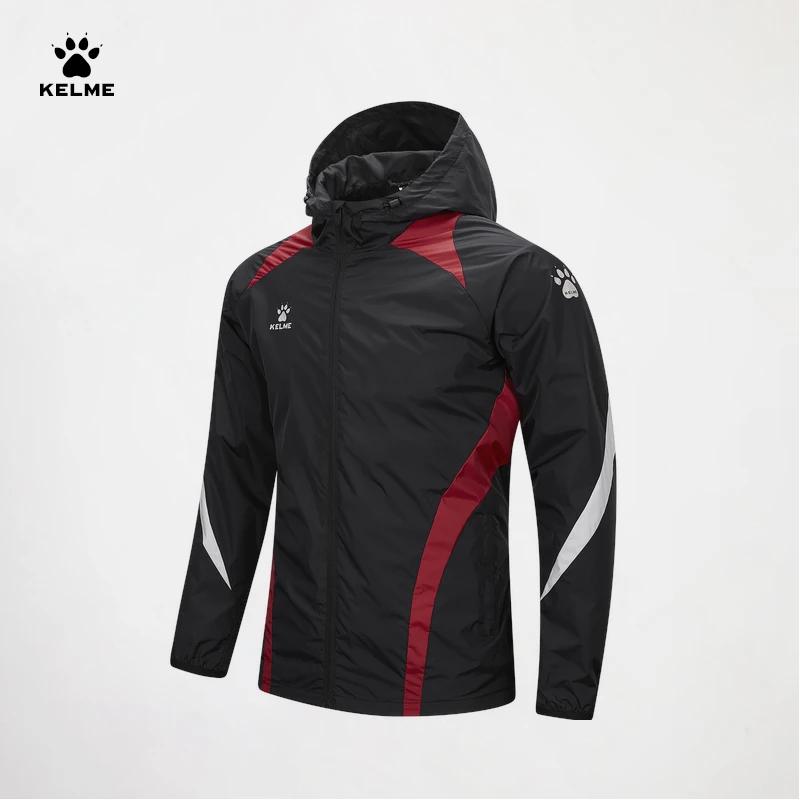 KELcloser-Veste de dehors Imperméable à Capuche pour Homme, Coupe-Vent, Tissé, Course en Plein Air
