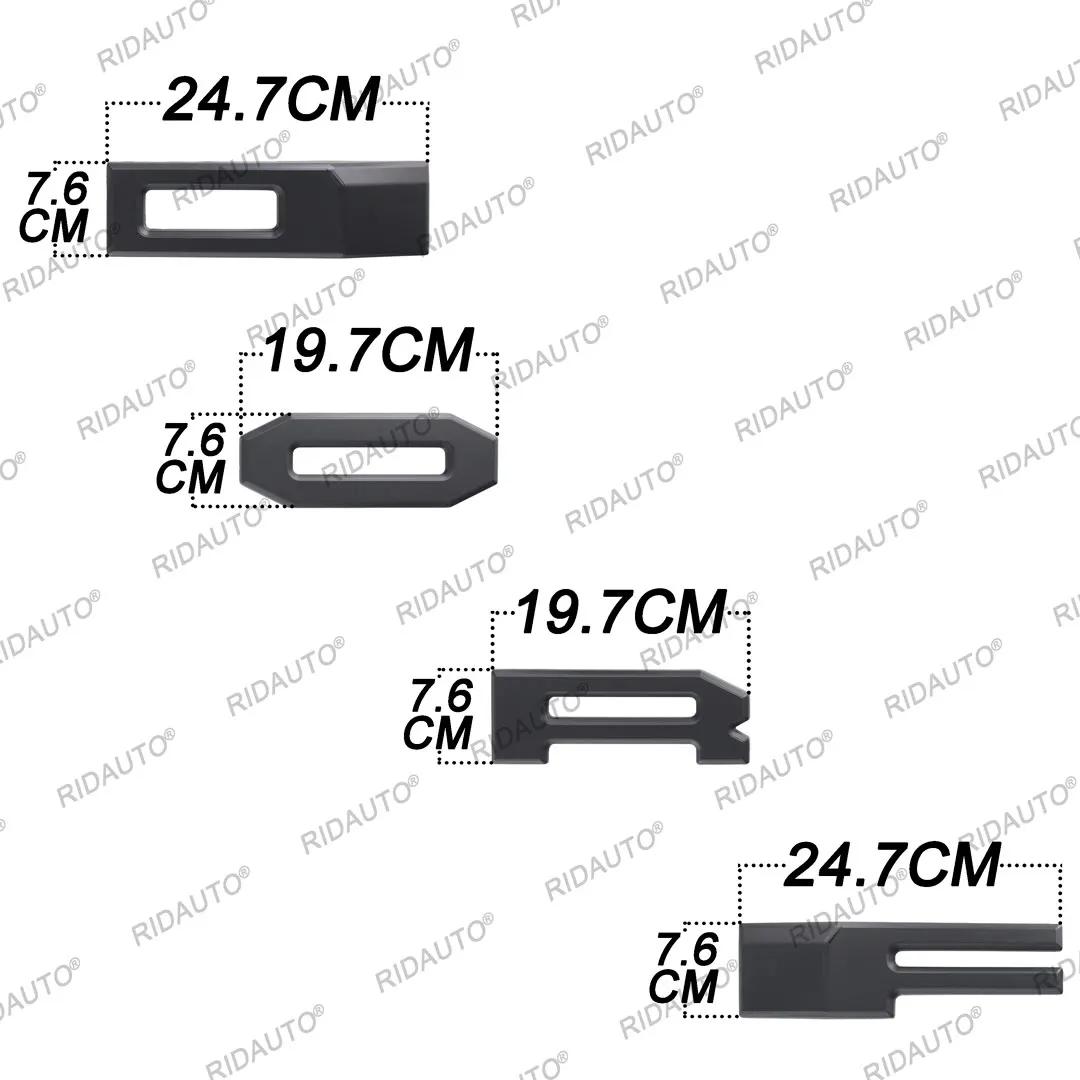Quatre lettres pour calandre en maille modifiée de RANGER 2015-2018 T7 PX2 MK2 XL XL+
