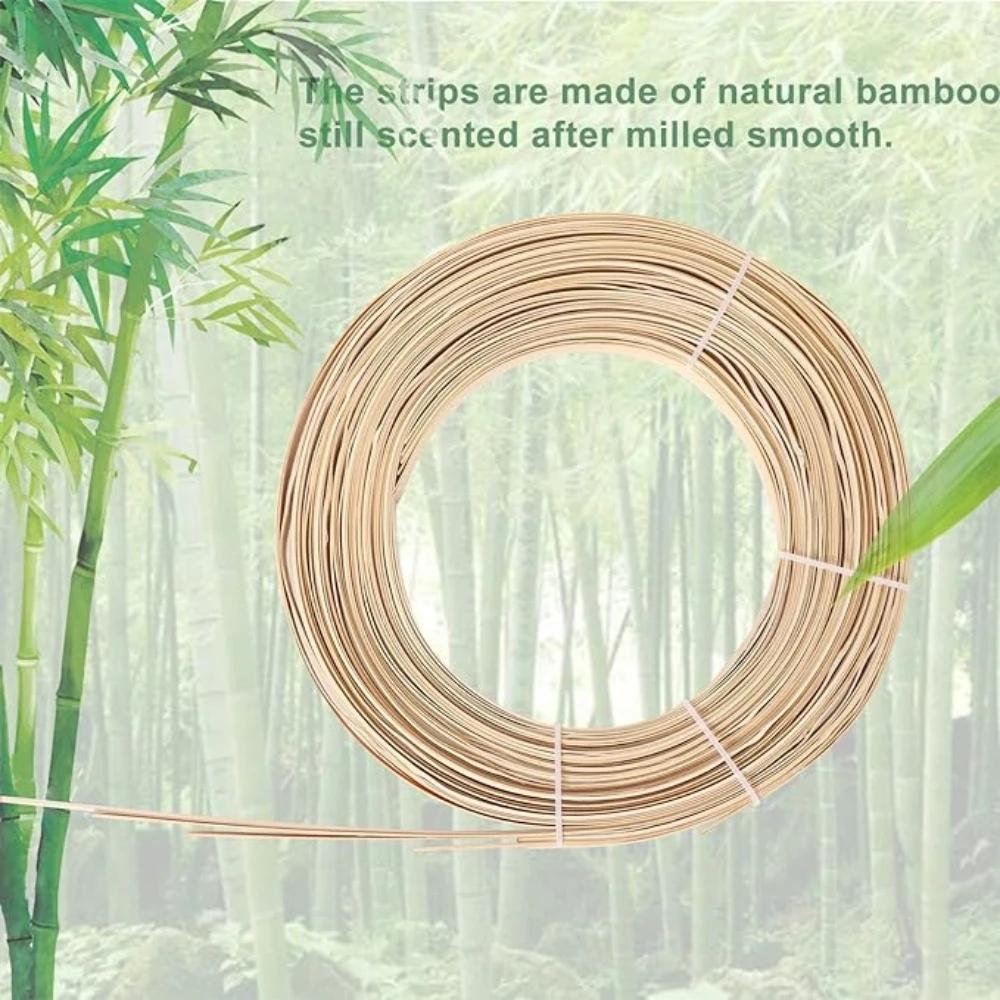 Noyau de bambou plat de 10 mètres, bande de bambou naturel de 5mm/8mm/10mm pour la réparation de cha