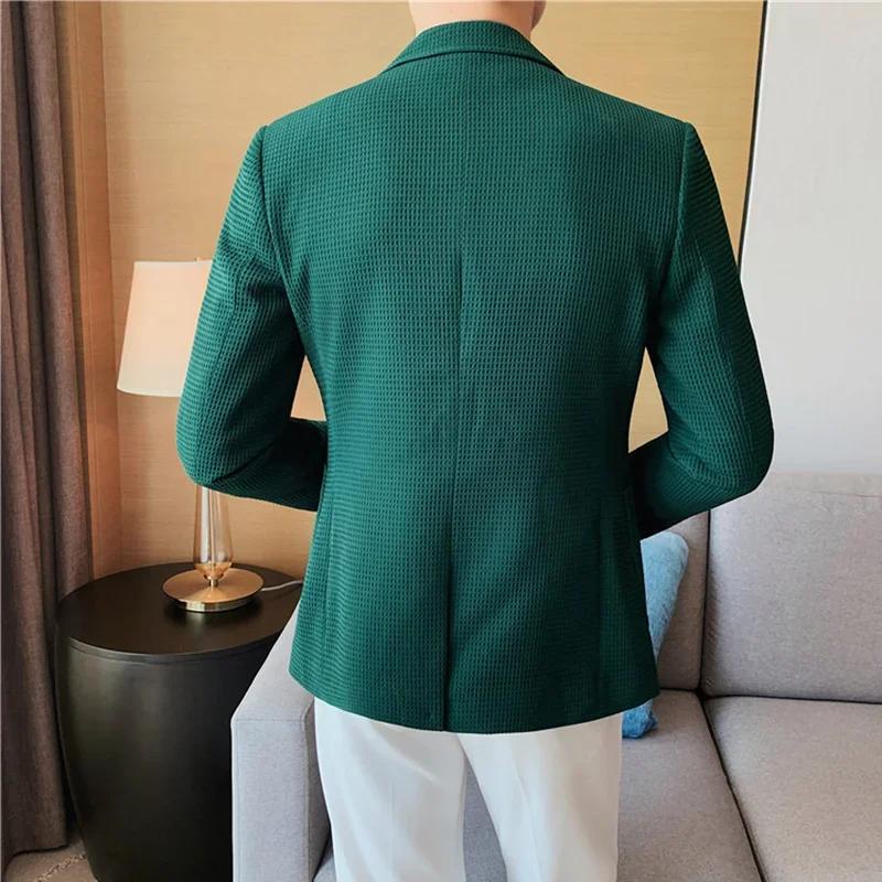 Veste à Deux lèvent pour Homme, Coupe Cintrée, Style Business Décontracté, Zone Me, Smoking de Bal F