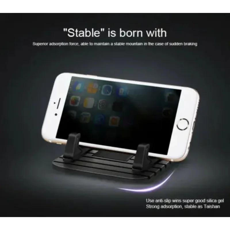 Support antidérapant en Silicone pour voiture, tapis de tableau de bord, support GPS pour téléphone,