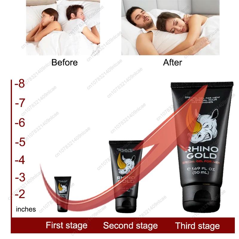 Crème de massage originale Gold Gel pour hommes, huiles pour le pénis, crème d'agrandissement pour l