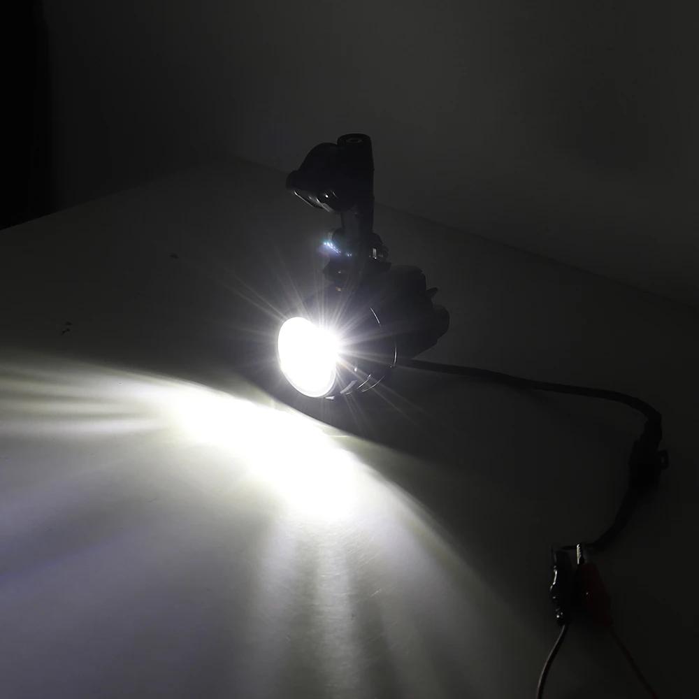 Feux auxiliaires LED antibrouillard pour moto universelle R1200GS F800GS K1600, 40W 6000K