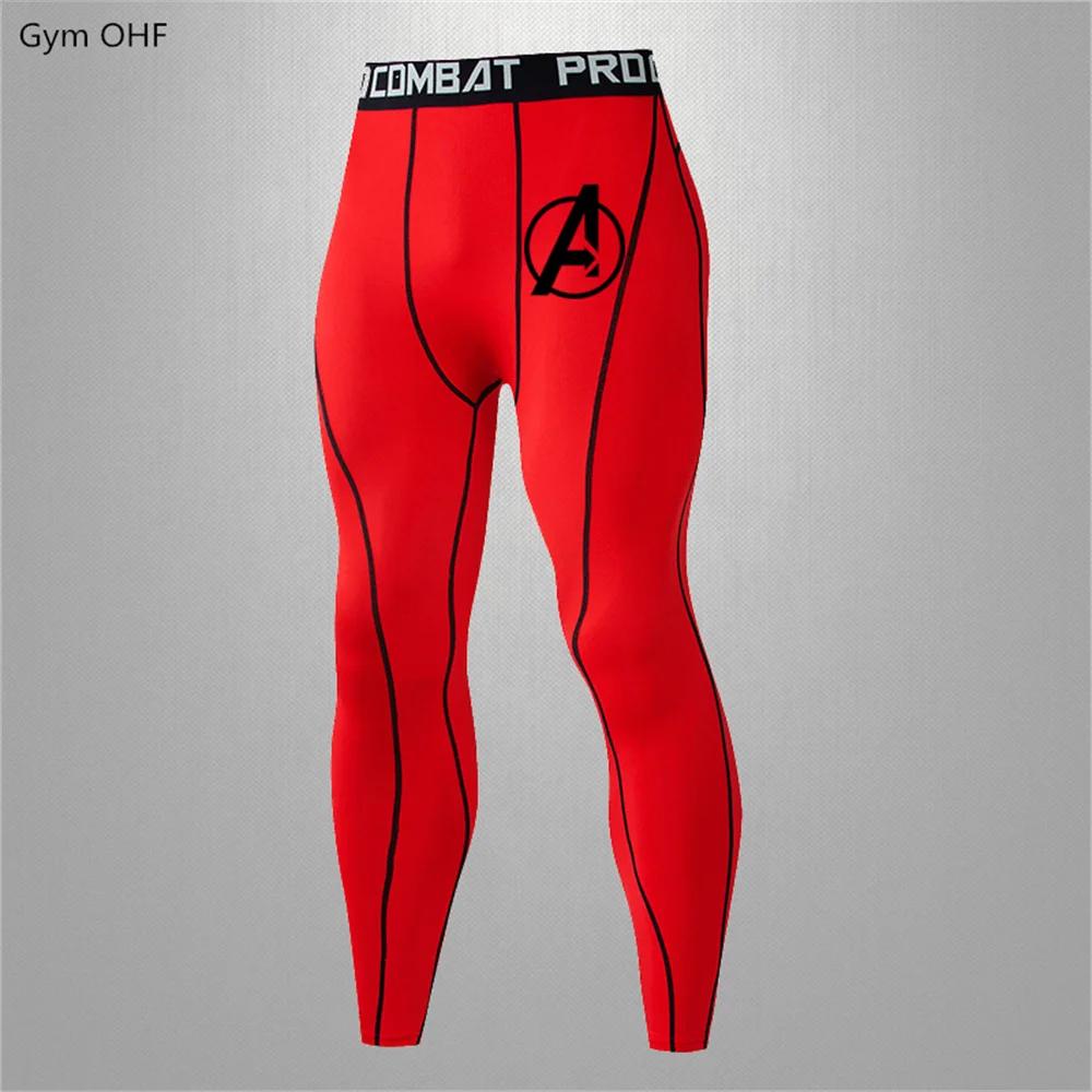Legging de yoga Super Hero pour hommes - Collant de compression fitness et running