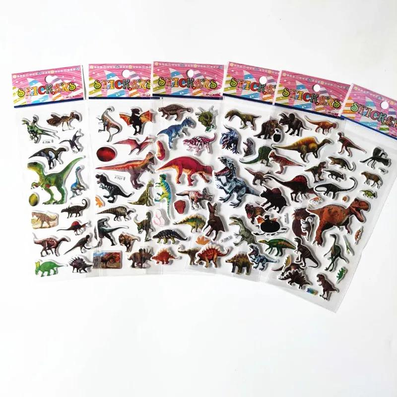 Autocollants 3d chien et chat Marie, 6 feuilles, pour voiture, Scrapbook, animaux, poisson, dinosaur
