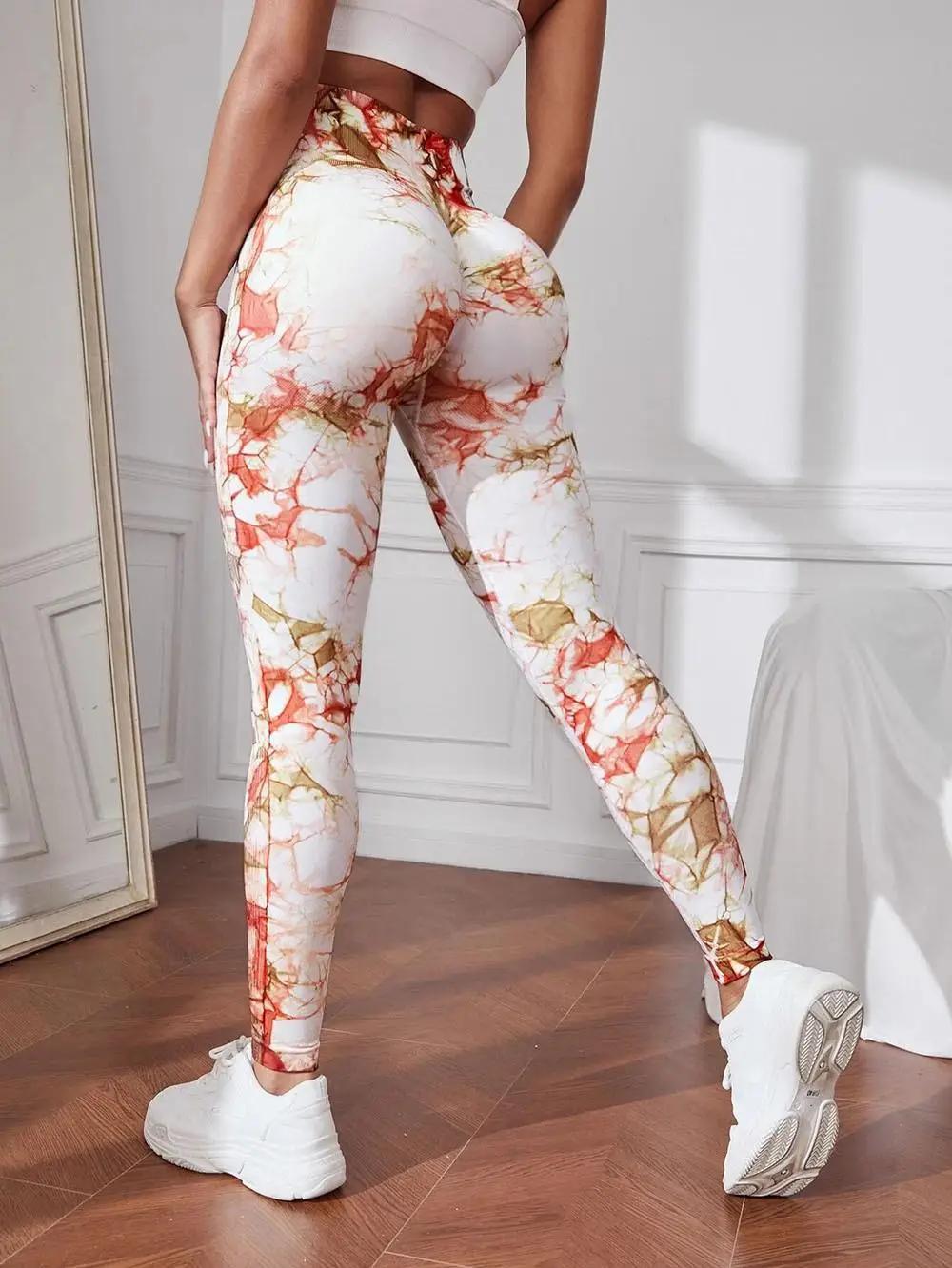Leggings de yoga femme sans couture - Collant contrôle ventre taille haute pour exercice