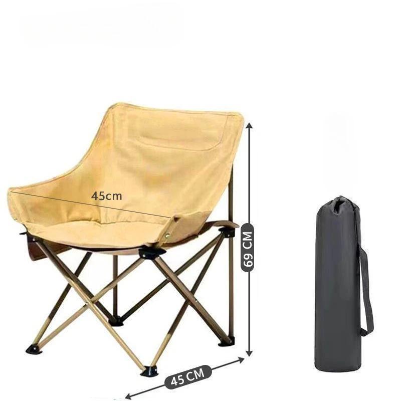 Chaise pliante d'extérieur, chaise de camping légère et portable pour les voyages, la pêche, la rand