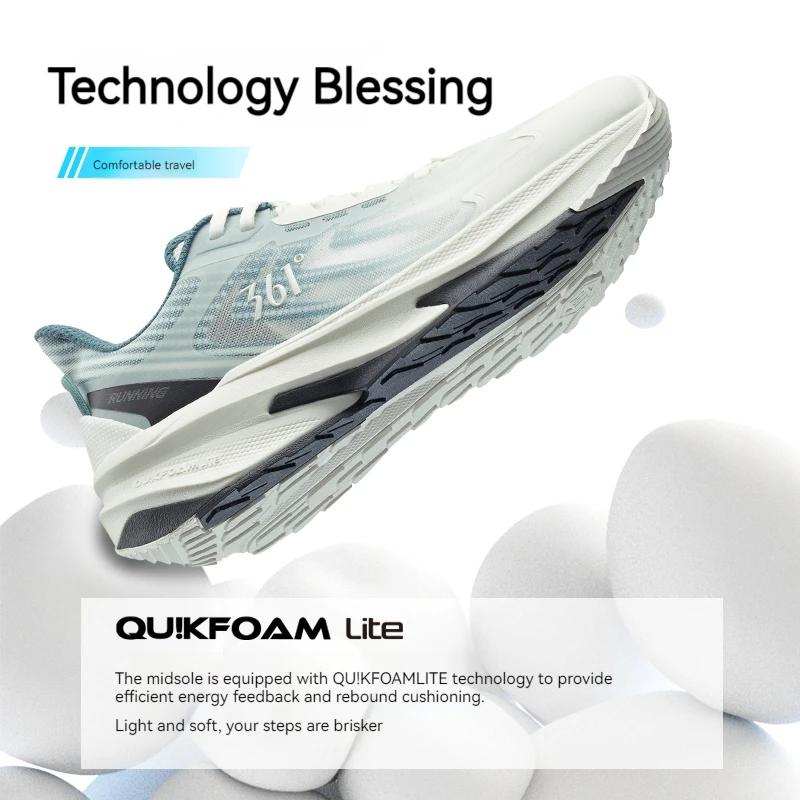 361 degrés Yushan SE hommes chaussures de course équilibré respirant maille léger amorti Jogging con
