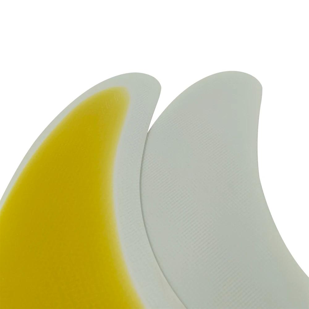 UPSURF FUTURE – jeu de palmes jumelles haute Performance pour planche de surf, Base à languette uniq