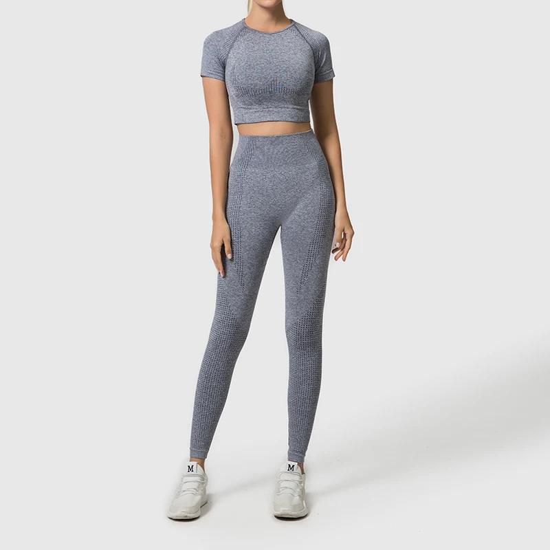 WAREBALL sans couture femmes pantalons de Yoga vêtements d'entraînement vêtements de sport Fitness à