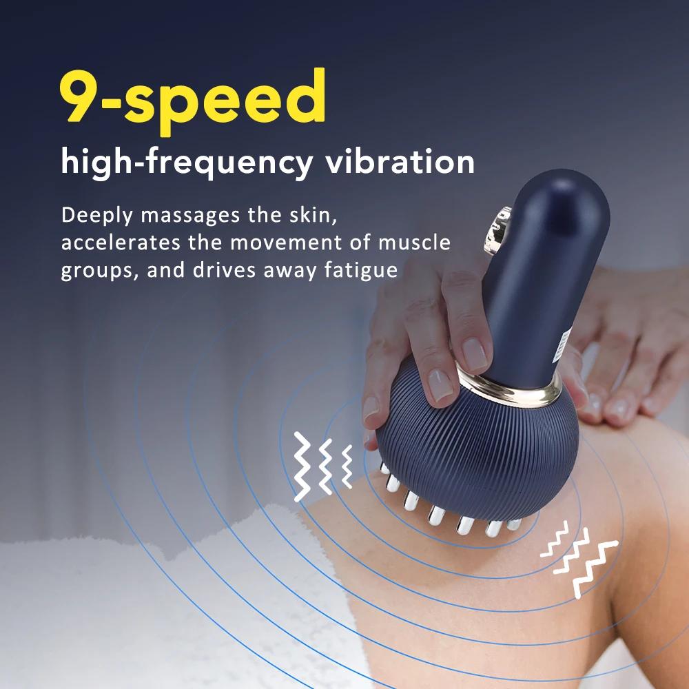 Masseur Guasha Rechargeable, chauffage façonnant le corps, brosse à gratter méridien, Machine de Dra