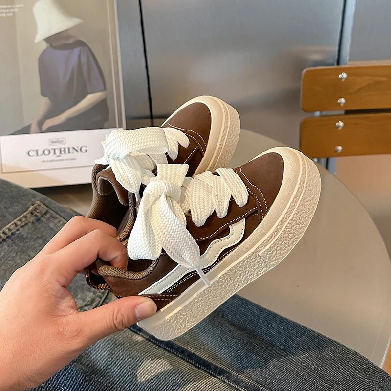 Chaussures en toile rayées pour enfants, chaussures de Performance pour garçons et filles, chaussure