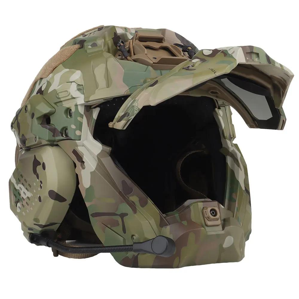Casque d'assaut tactique militaire W-Ronin II, casque rapide Airsoft, casque intégré, ventilateur An