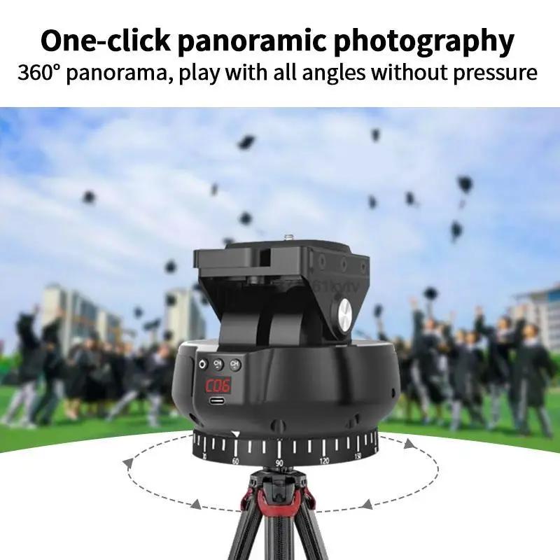 YT-1200 Auto motorisé 360o rotatif panoramique stabilisateur tête télécommande panoramique inclinais