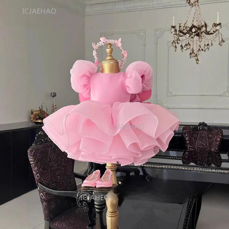 Robe de fête avec ailes, joli tutu, costume de fée, robe de princesse pour anniversaire, concours de