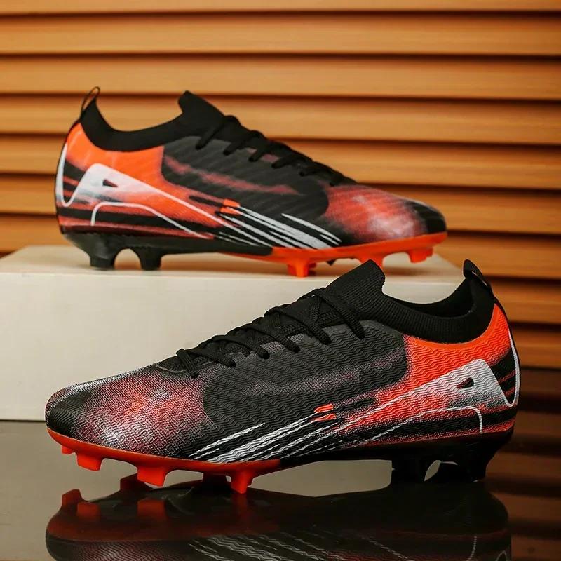 Nouveaux hommes bottes de Football crampons Football en plein air FG ultraléger Match chaussures de