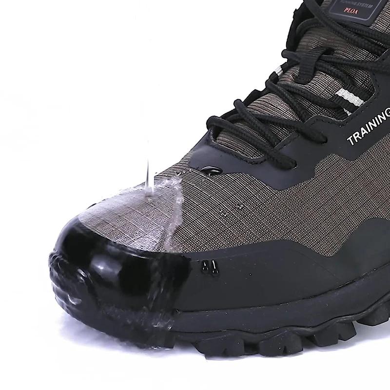 Baasploa-Baskets de randonnée légères et imperméables pour hommes, chaussures de marche, extérieur,