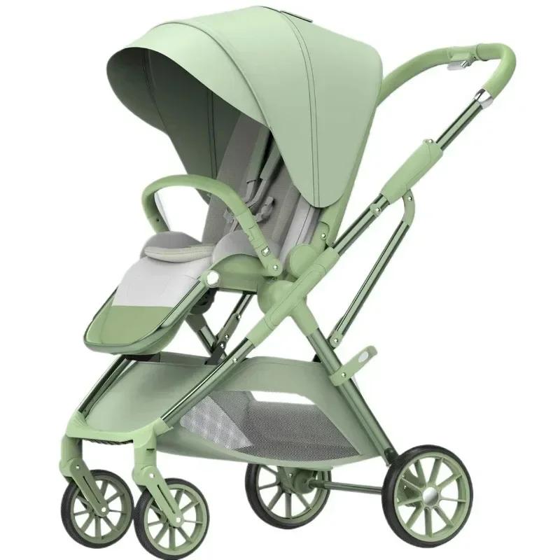 Poussette bébé portable pliable bidirectionnelle multifonction légère avec sac de maman poussette bé